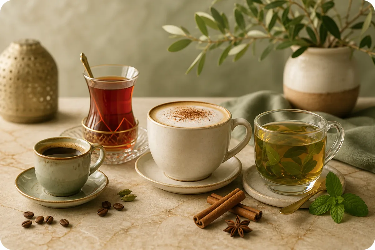 تشكيلة مشروبات ساخنة